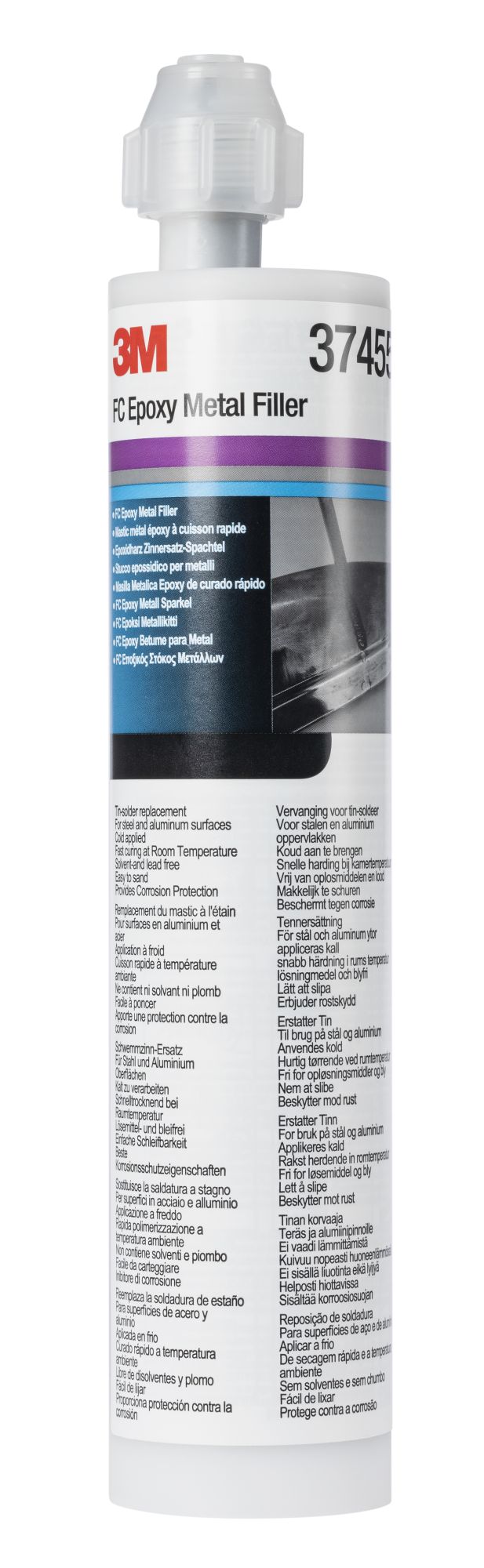 3M™ FC Masilla epoxi para metal, 180 ml, 37455