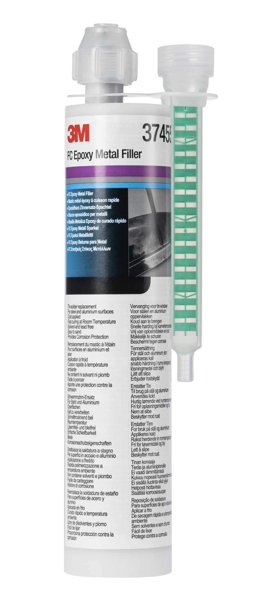 3M™ FC Masilla epoxi para metal, 180 ml, 37455