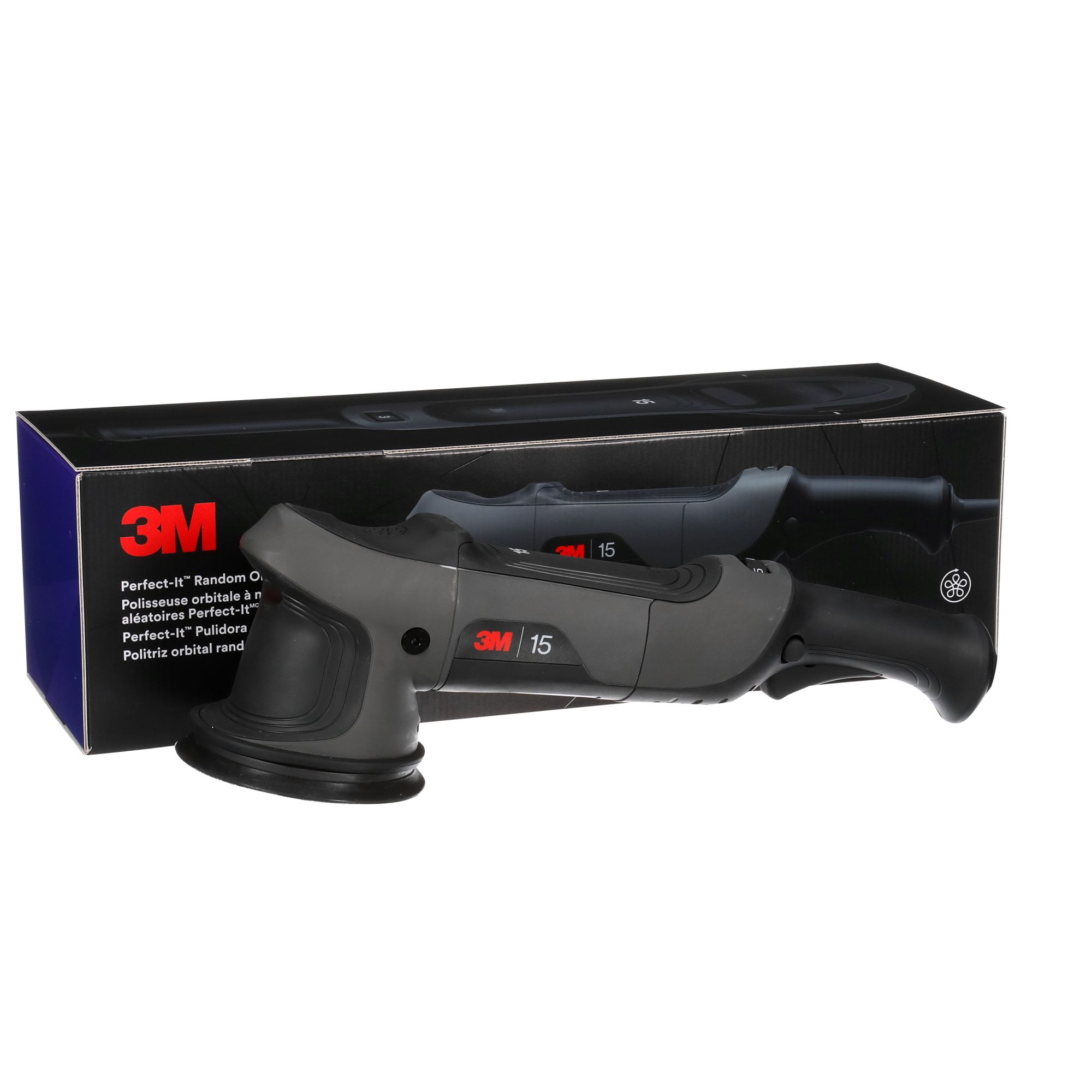 3M™ Perfect-It™ Pulidora rotorbital, 15 mm, 230 V, 50 Hz, enchufe tipo F, 34102E
