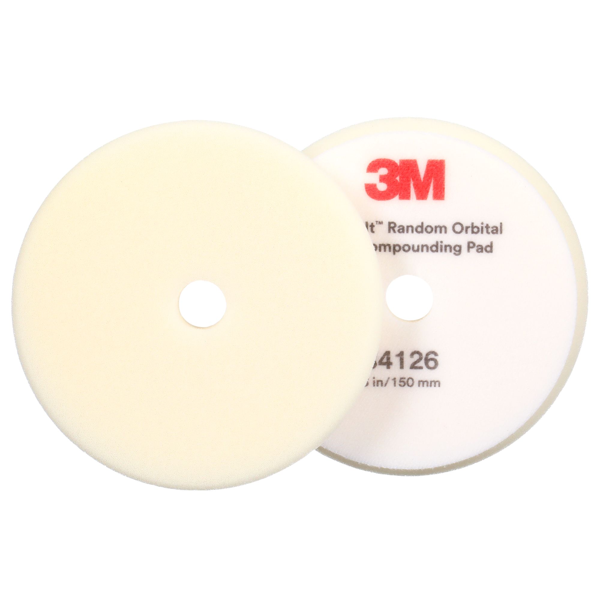 3M™ Perfect-It™ Boina de pulido de espuma para sistema rotorbital, 150 mm, Blanca, 34126