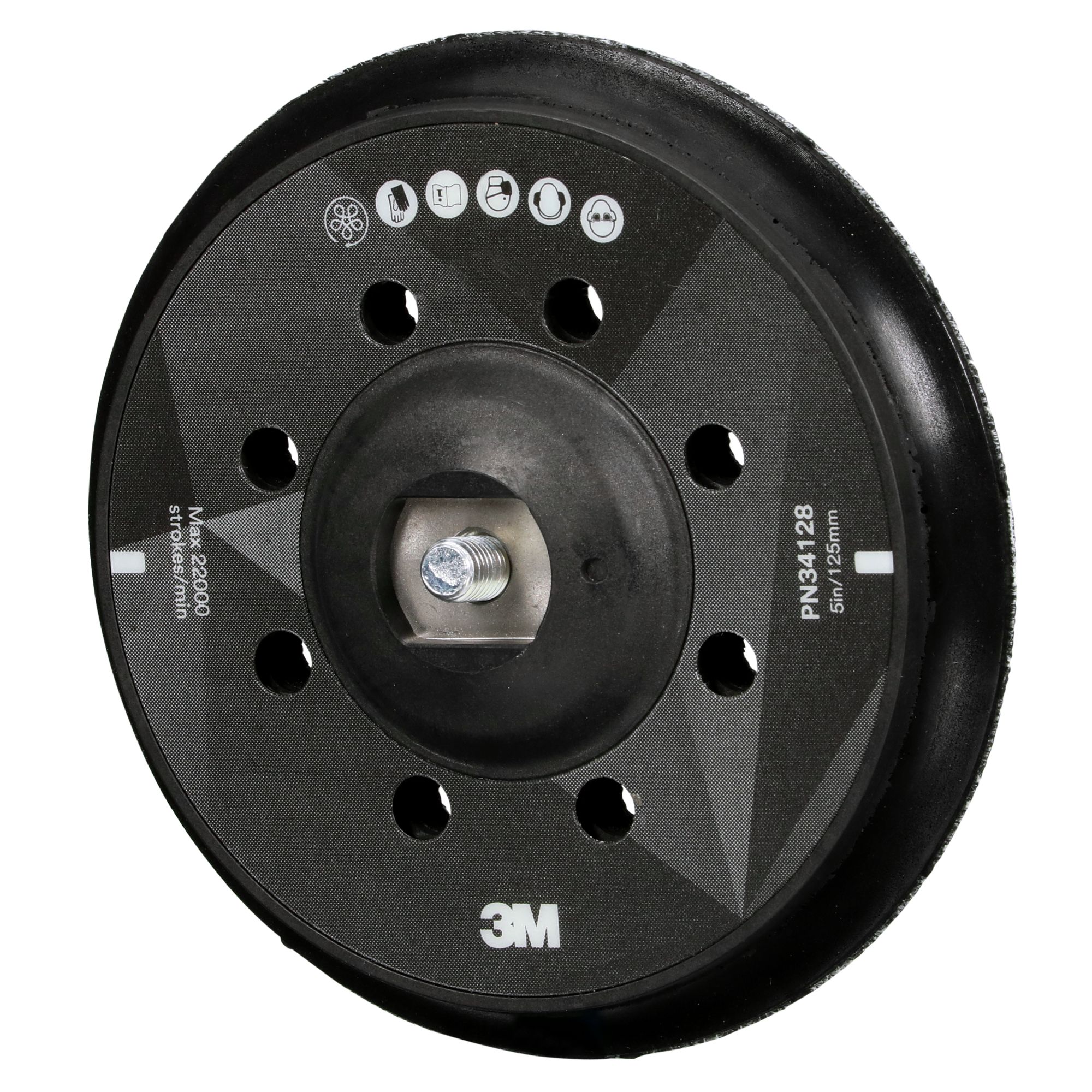 3M™ Perfect-It™ Plato soporte para pulidora rotorbital, 130 mm, 34128