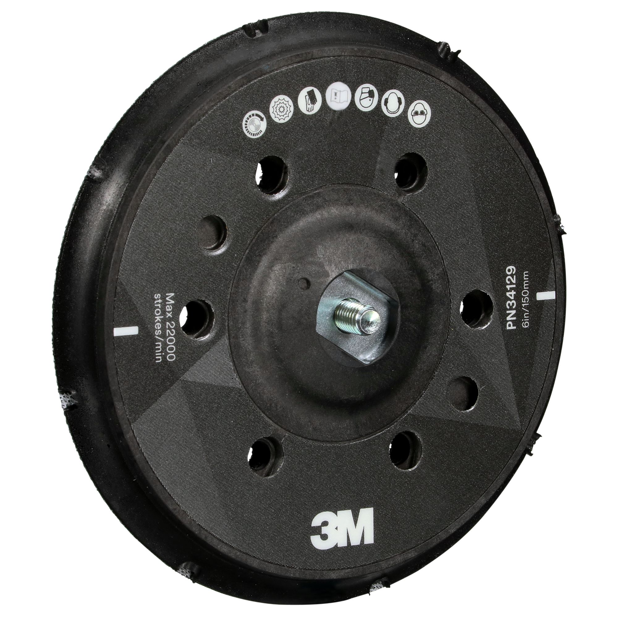 3M™ Perfect-It™ Plato soporte para pulidora rotorbital, 150 mm, 34129