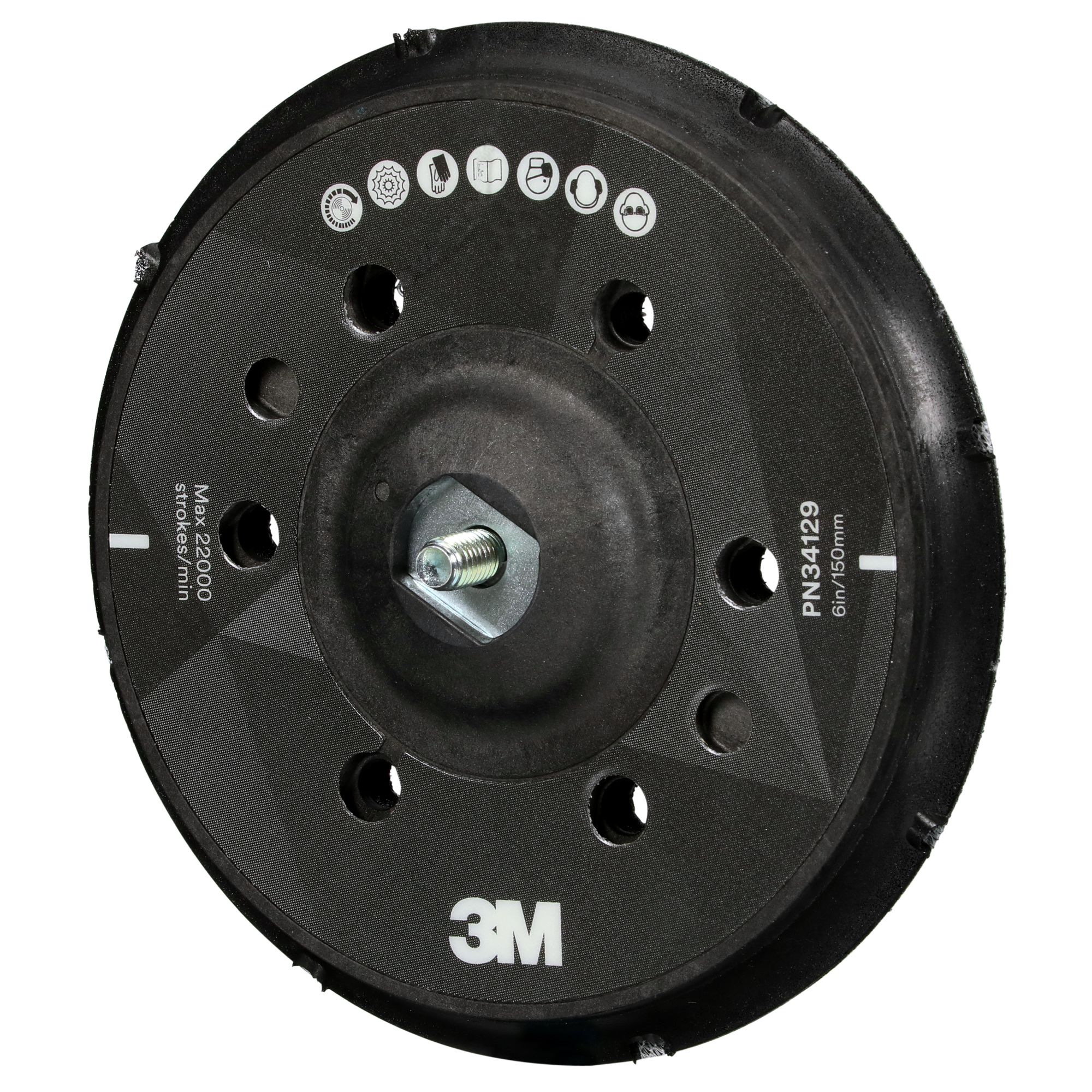 3M™ Perfect-It™ Plato soporte para pulidora rotorbital, 150 mm, 34129