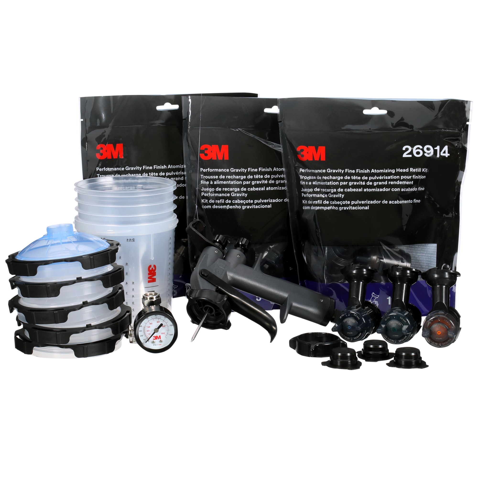 3M™ Sistema de pistola de alto rendimiento para acabado fino con PPS™ 2.0, 26978