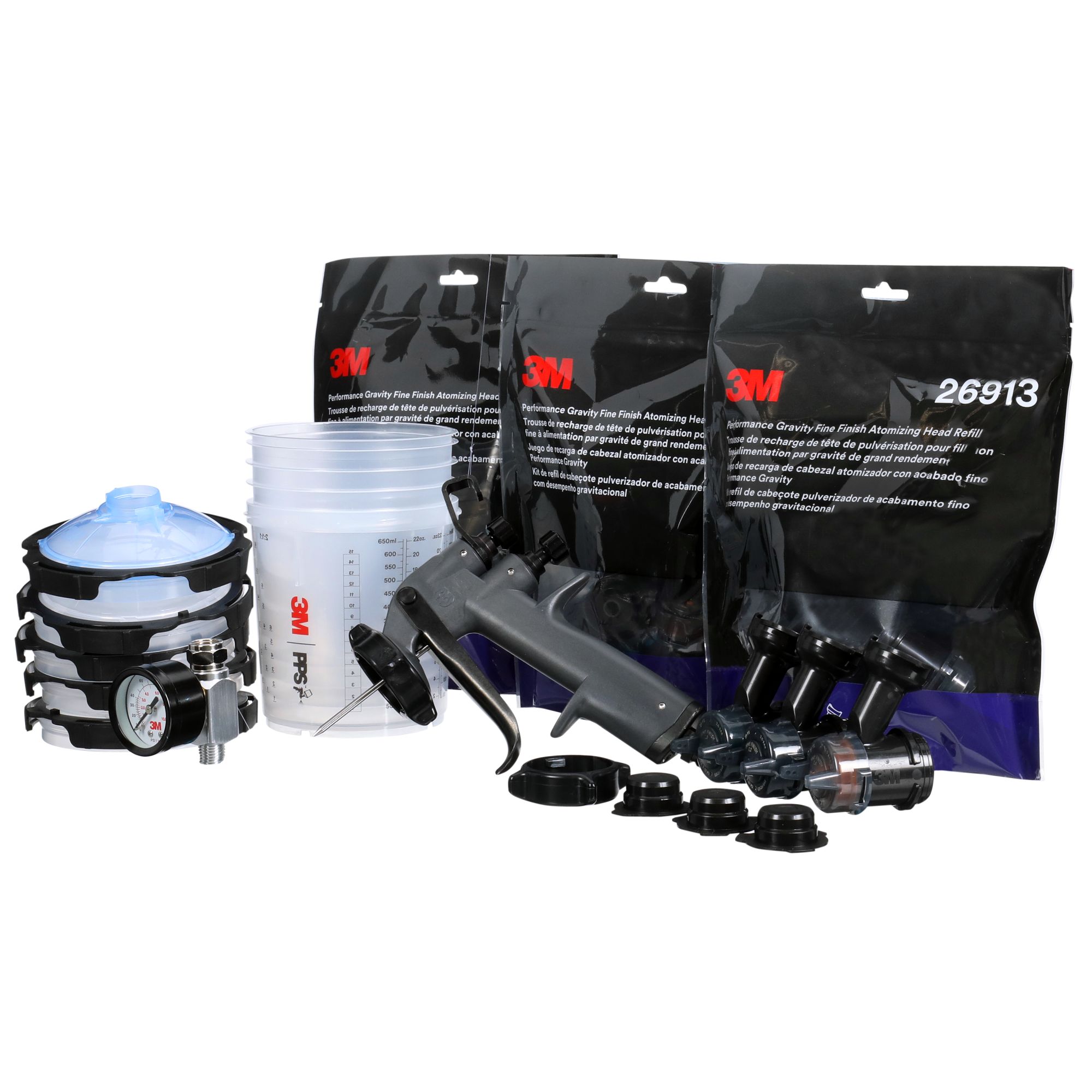 3M™ Sistema de pistola de alto rendimiento para acabado fino con PPS™ 2.0, 26978