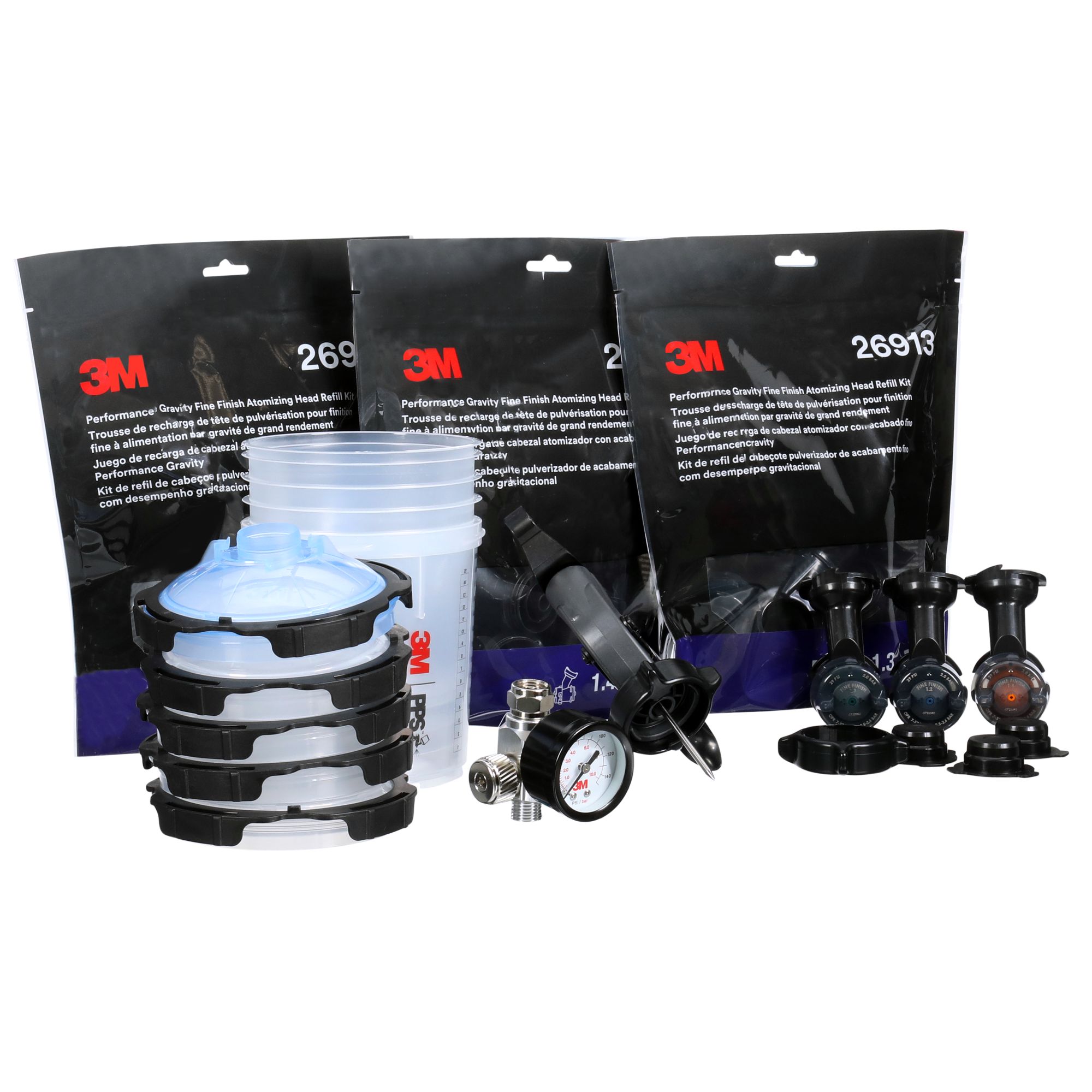 3M™ Sistema de pistola de alto rendimiento para acabado fino con PPS™ 2.0, 26978