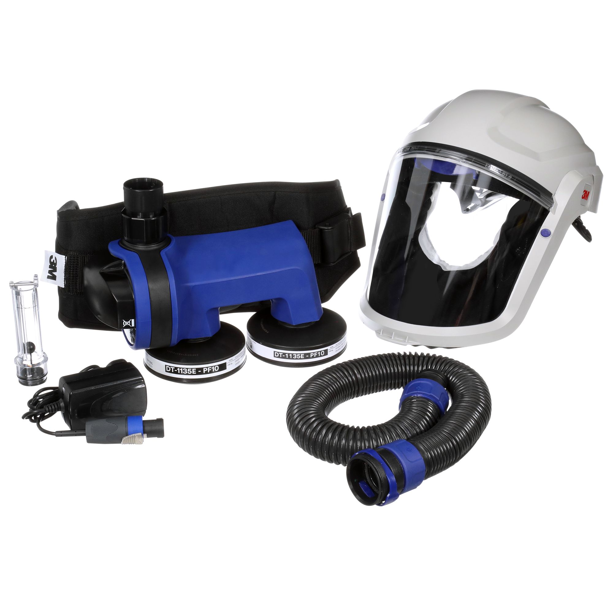 3M™ Kit listo para usar en industria ligera de equipo de respiración motorizado, PF-600E+ LIK