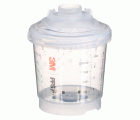 3M™ PPS™ Serie 2.0 Kit vaso ventilado, mini, 250 ml, 125 µm, 26161