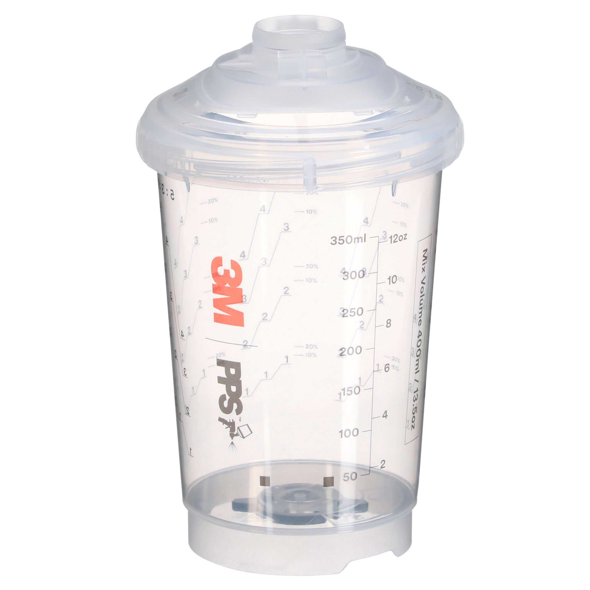 3M™ PPS™ Serie 2.0 Kit vaso ventilado, midi, 400 ml, 200 µm, 26262