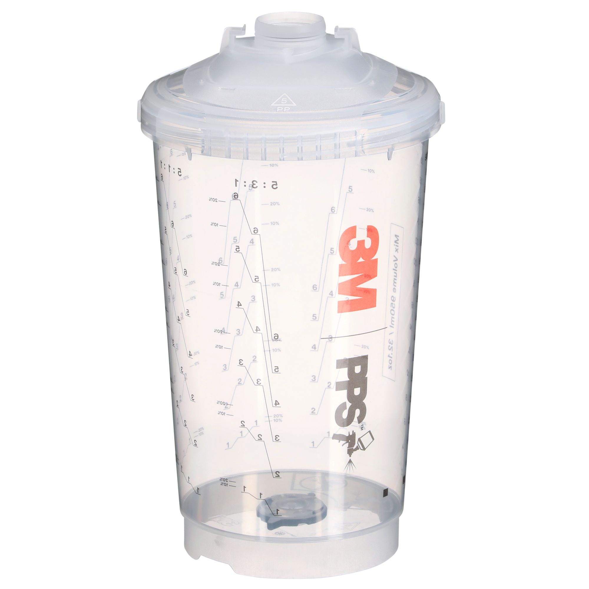 3M™ PPS™ Serie 2.0 Kit vaso ventilado, grande, 950 ml, 200 µm, 26264