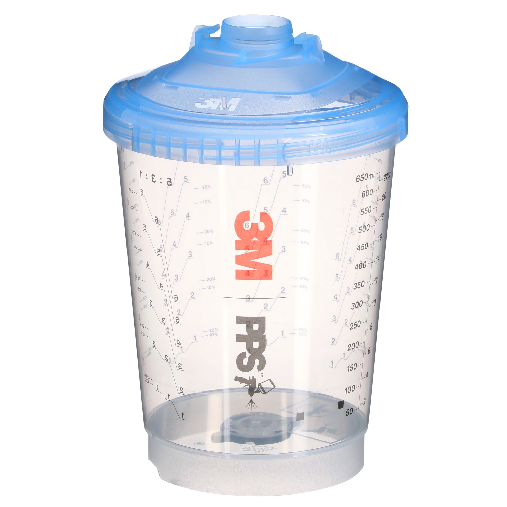 3M™ PPS™ Serie 2.0 Kit vaso ventilado, estándar, 700 ml, 125 µm, 26163
