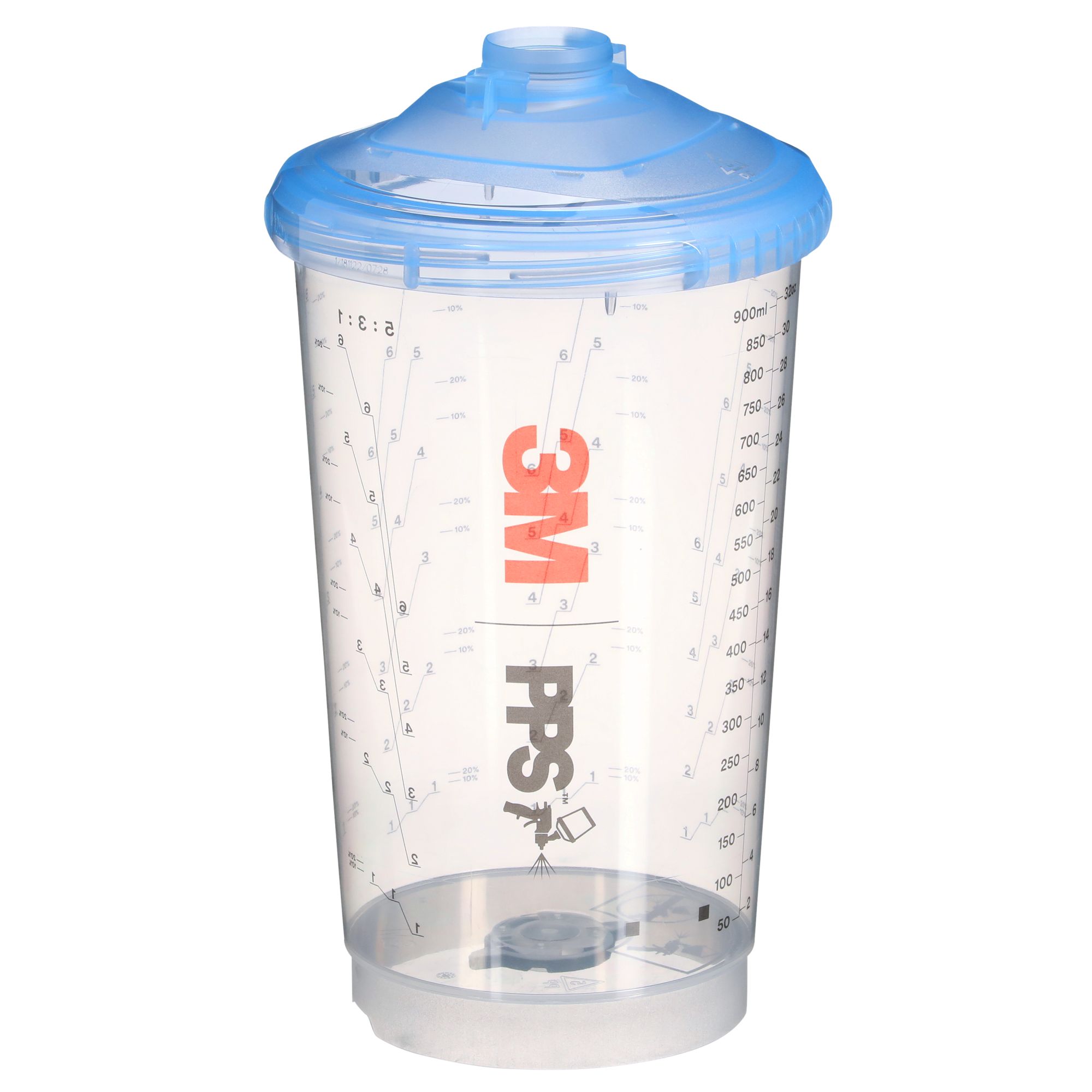 3M™ PPS™ Serie 2.0 Kit vaso ventilado, grande, 950 ml, 125 µm, 26164