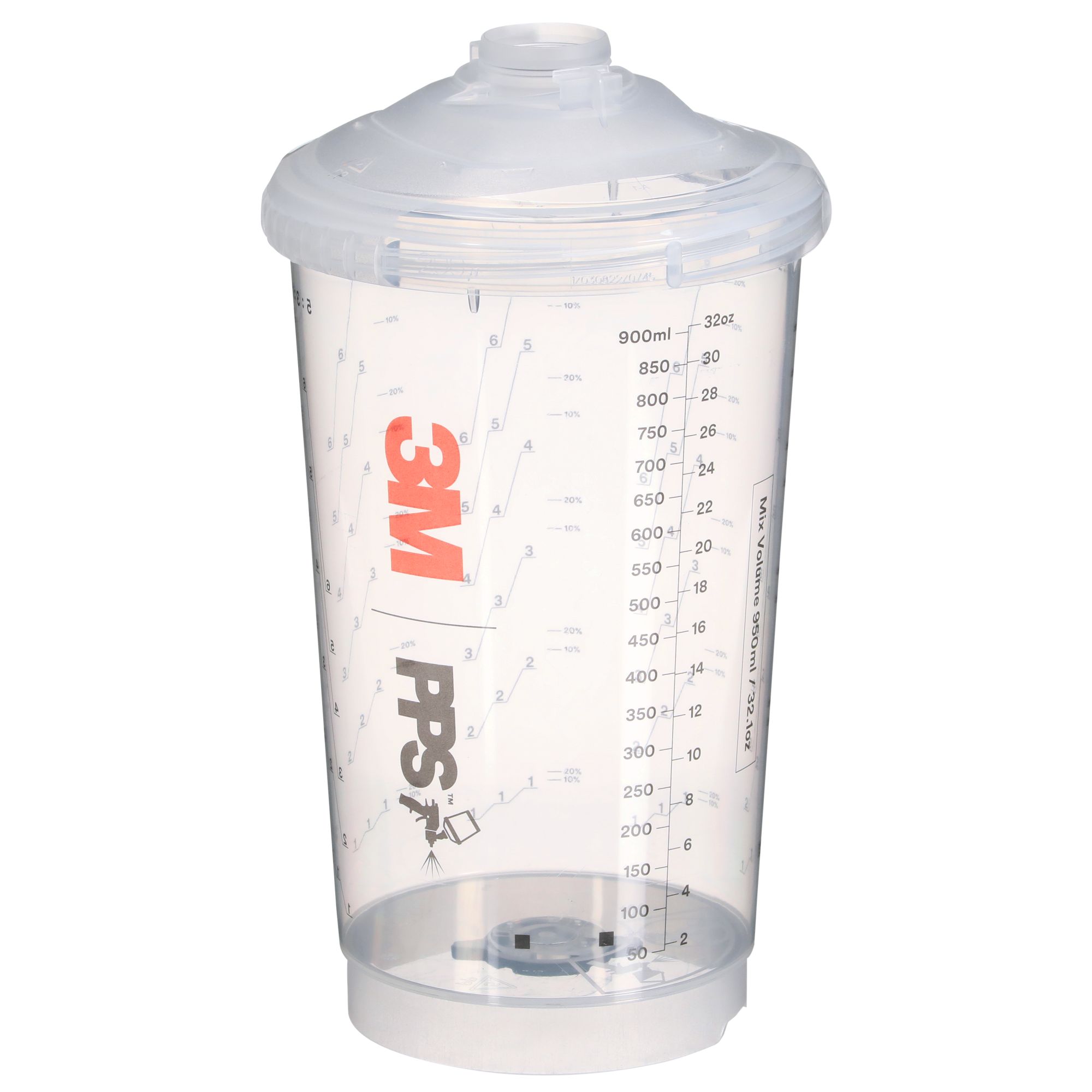 3M™ PPS™ Serie 2.0 Kit vaso ventilado, grande, 950 ml, 200 µm, 26264