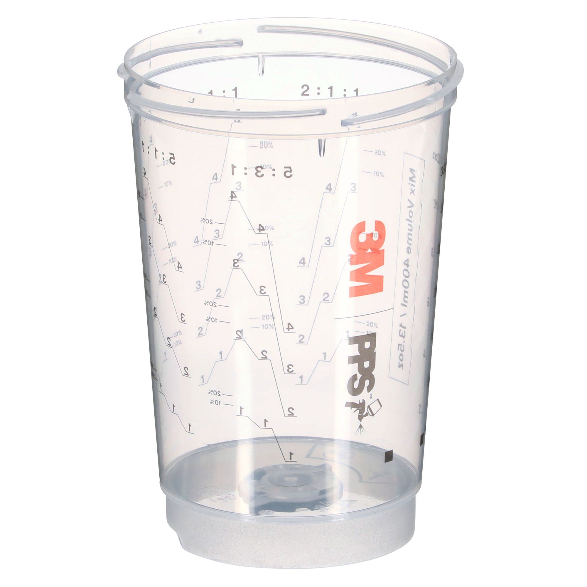 3M™ PPS™ Serie 2.0 Vaso ventilado, midi, 400 ml, 26362