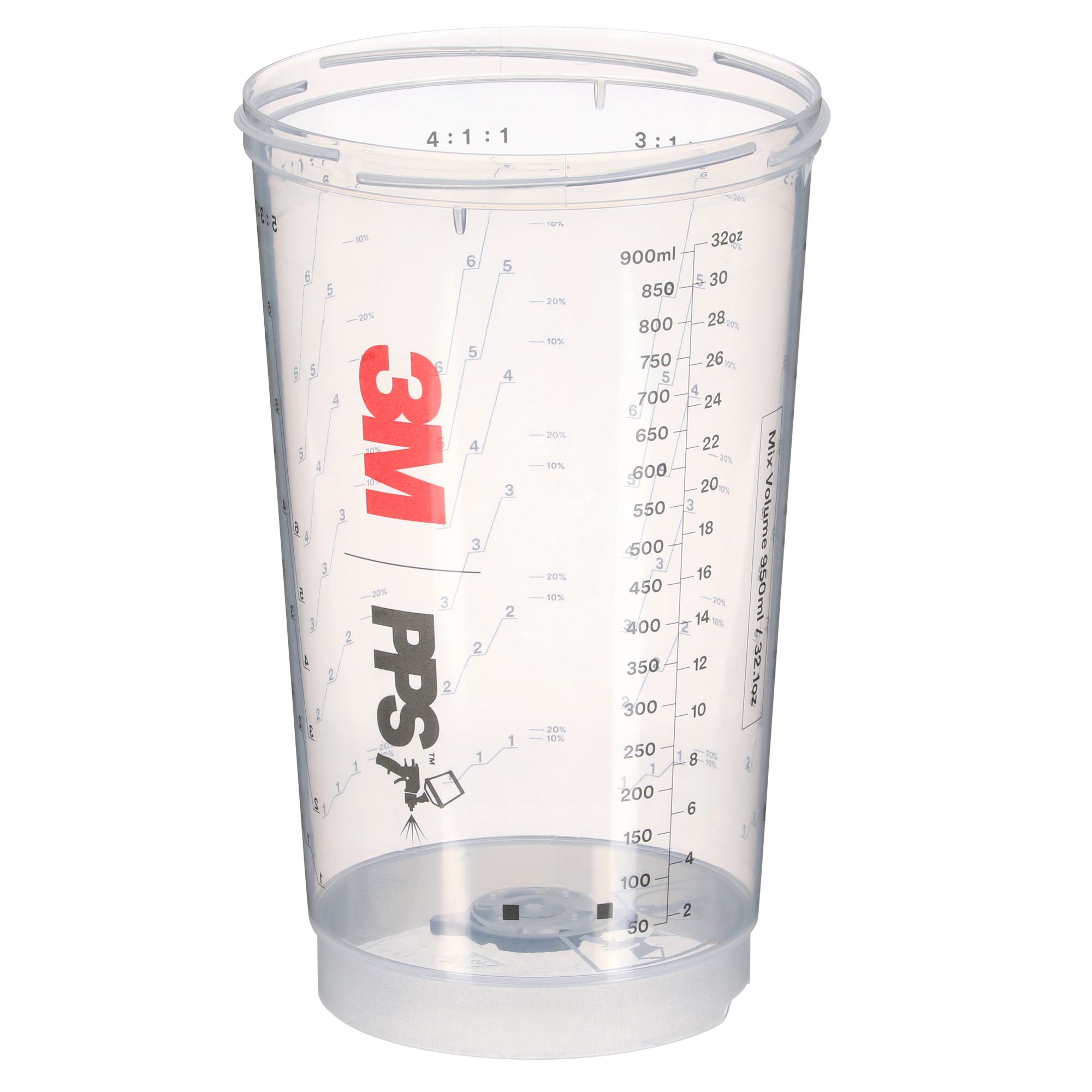 3M™ PPS™ Serie 2.0 Vaso ventilado, grande, 950 ml, 26364