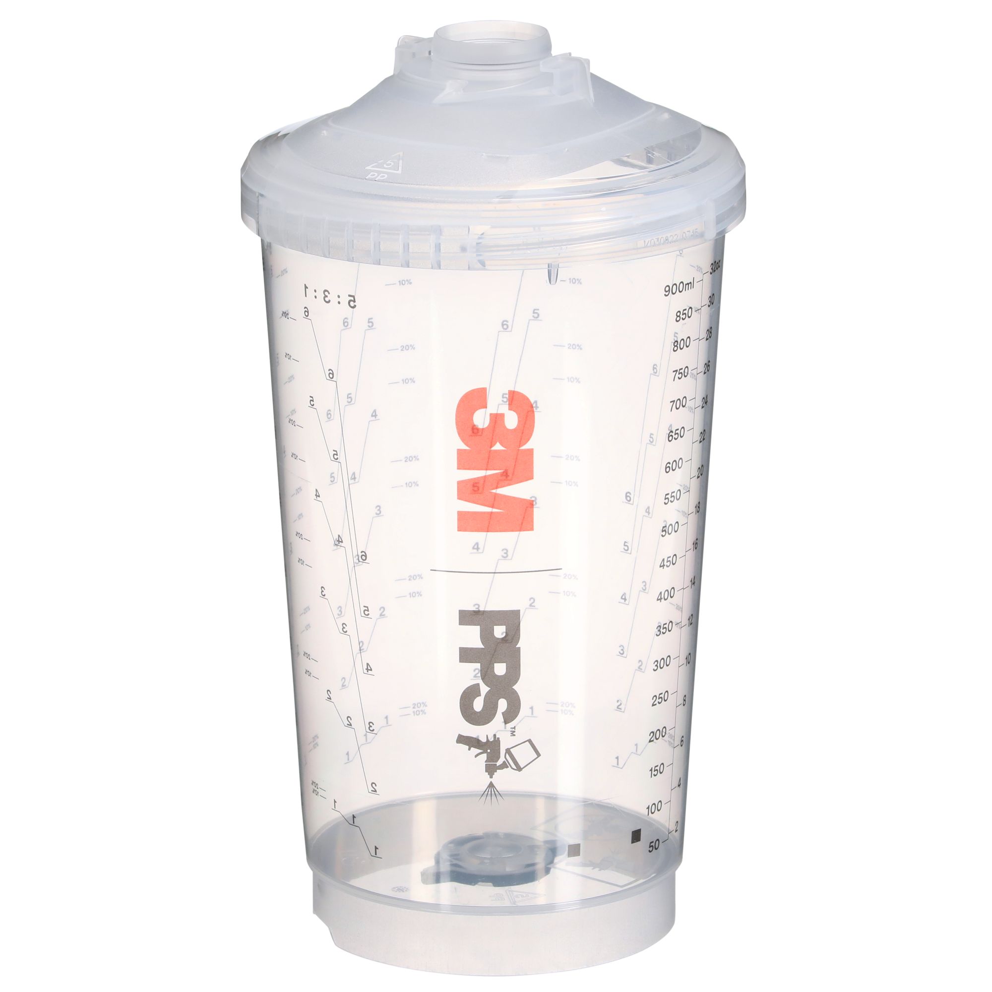 3M™ PPS™ Serie 2.0 Kit vaso ventilado, grande, 950 ml, 200 µm, 26264