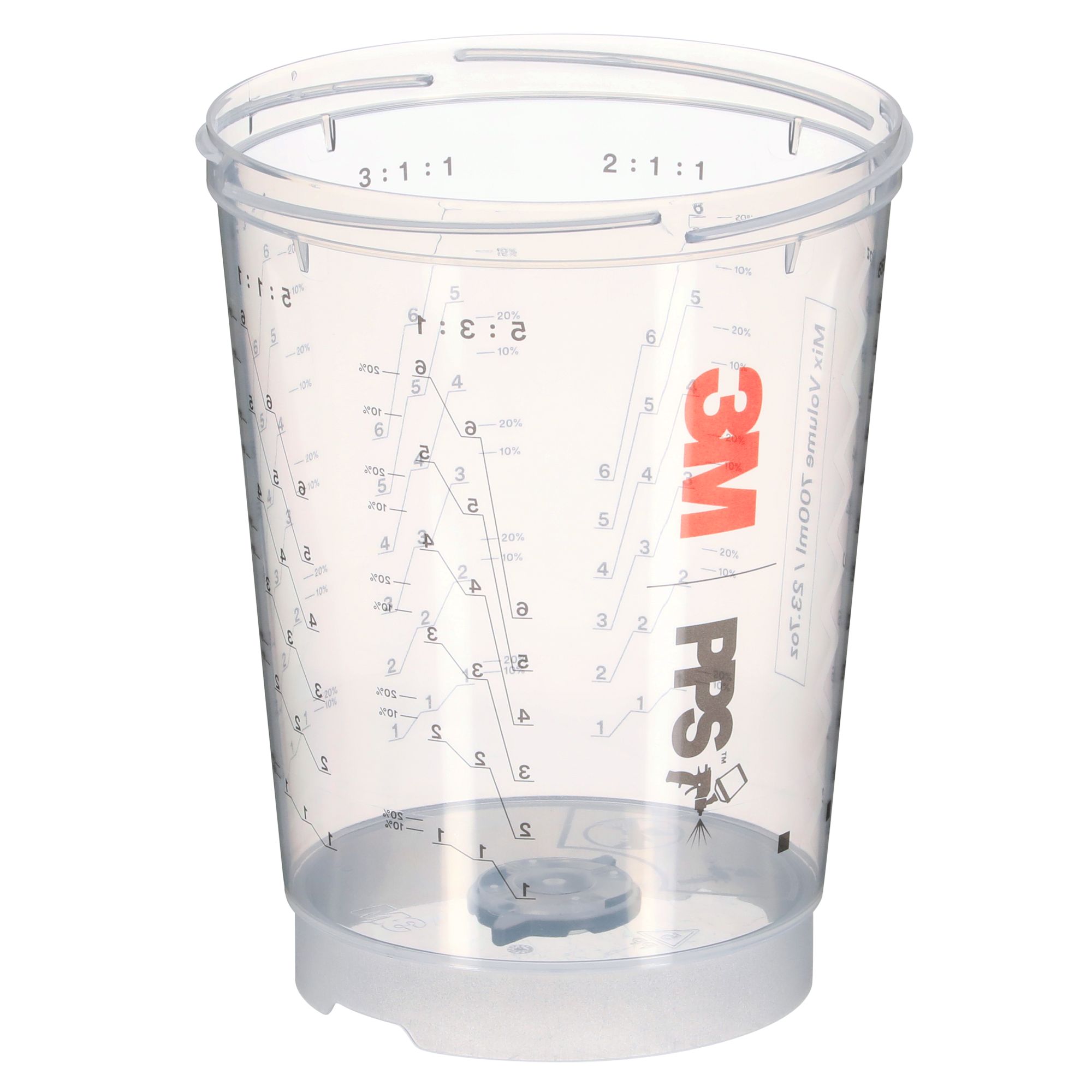 3M™ PPS™ Serie 2.0 Vaso ventilado, estándar, 700 ml, 26363