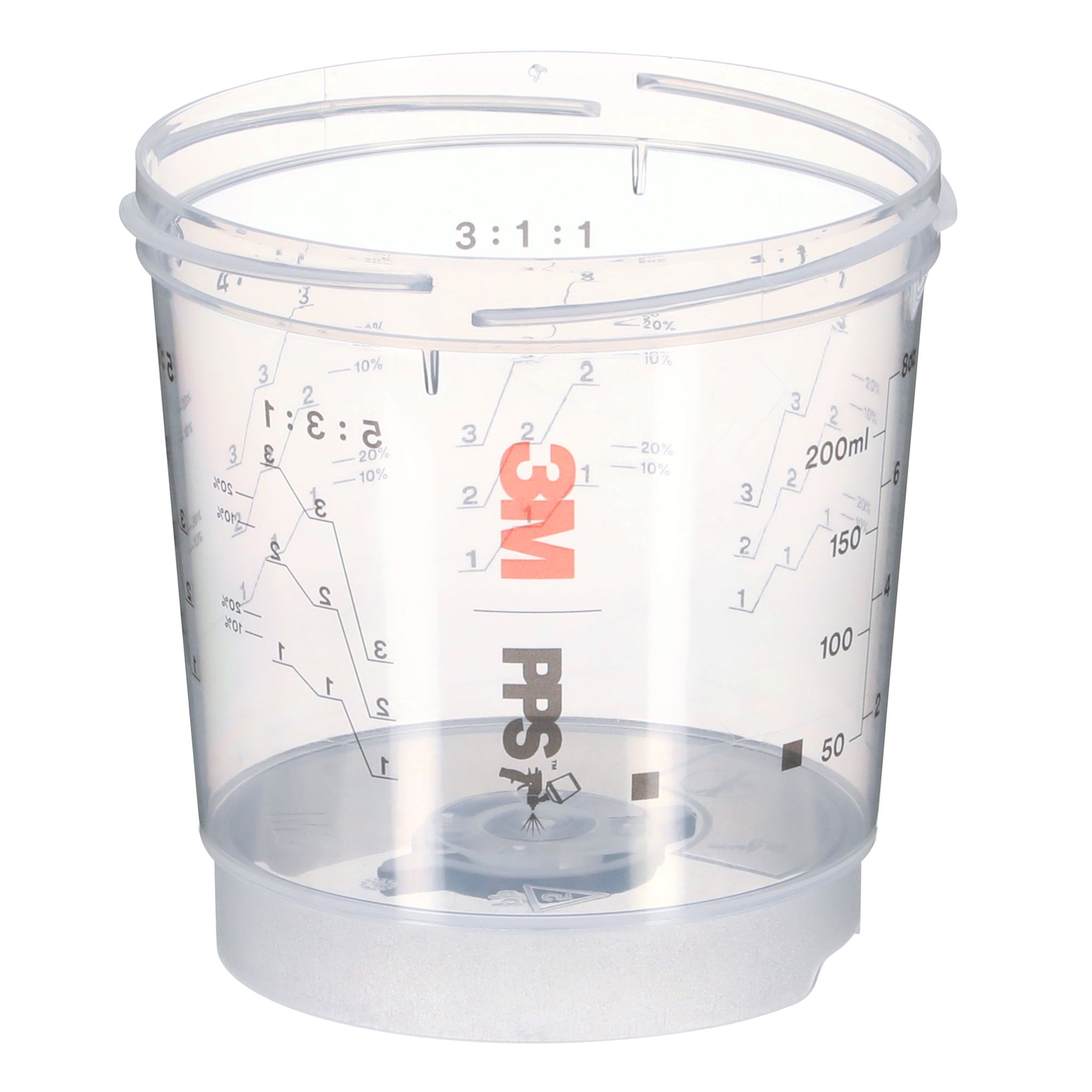 3M™ PPS™ Serie 2.0 Vaso ventilado, mini, 250 ml, 26361