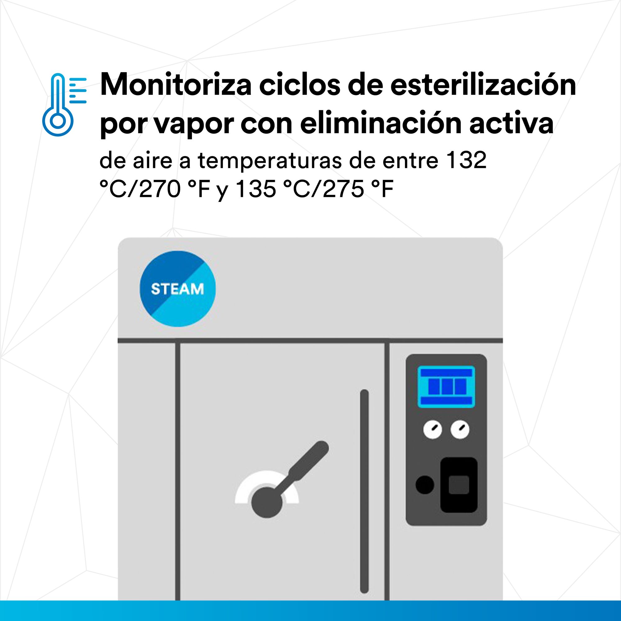 3M™ Attest™ 1496VF Paquete de Prueba para Vapor con Indicador Biológico 1492V de Lectura Súper Rápida (1hora)  24UN/EBJE (24*1496VF + 5*1492V)
