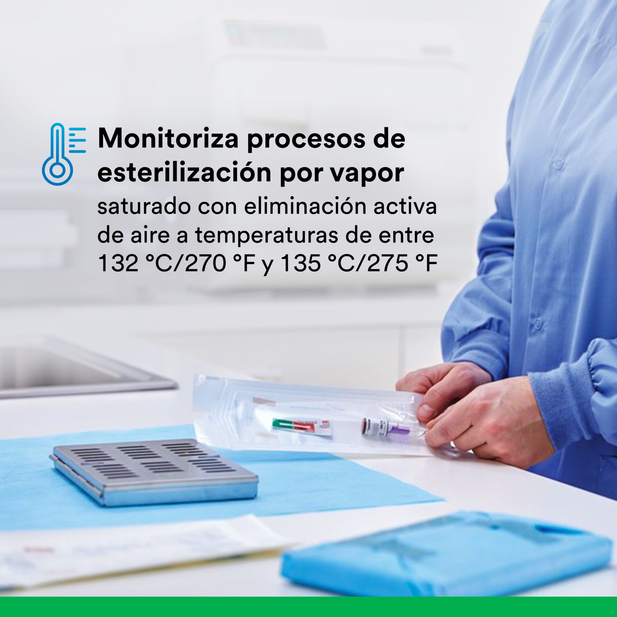 3M™ Attest™ 1492V Indicador Biológico de Lectura Súper Rápida y Paquete de Desafío para Vapor Resultado Súper Rápido en 1 Hora, 50 UN/CJA, 4 CJA/EBJE