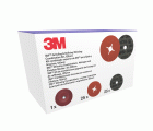 El kit de esmerilado y refinado de 3M™, incluye disco 787C de 125 mm y PN-DH, con 1 almohadilla de apoyo, 1 unidad/Kit.