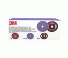 El Kit de esmerilado y limpieza de 3M™, incluye el disco 982CX y XO-RD de 115 mm, con 1 almohadilla para el disco de fibra, 1 unidad/Kit.
