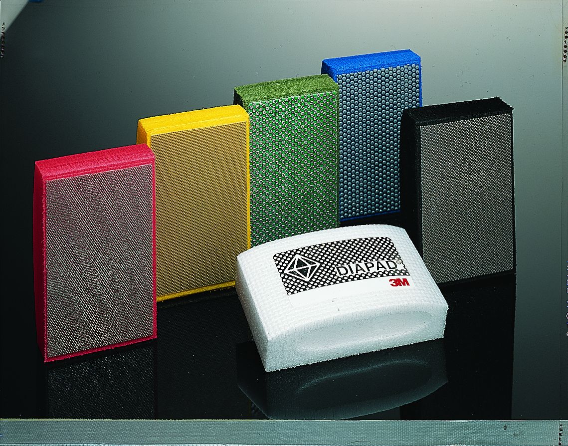 3M™ Flexible Diamond Hand Lap 6002J, Blanco, 90 mm x 55 mm, N20