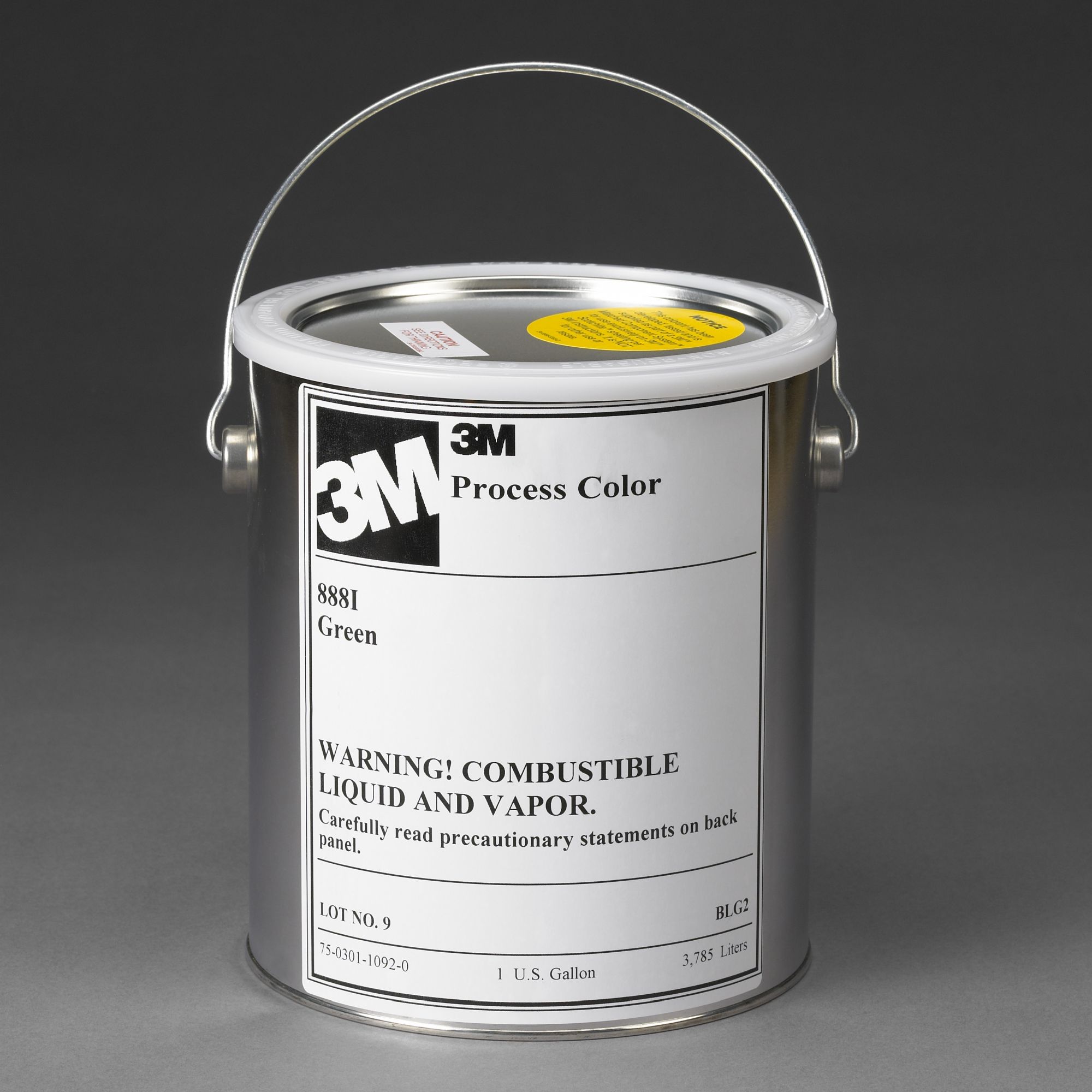 3M™ Tinta para Serigrafía 888N Verde Bote 3,8 L