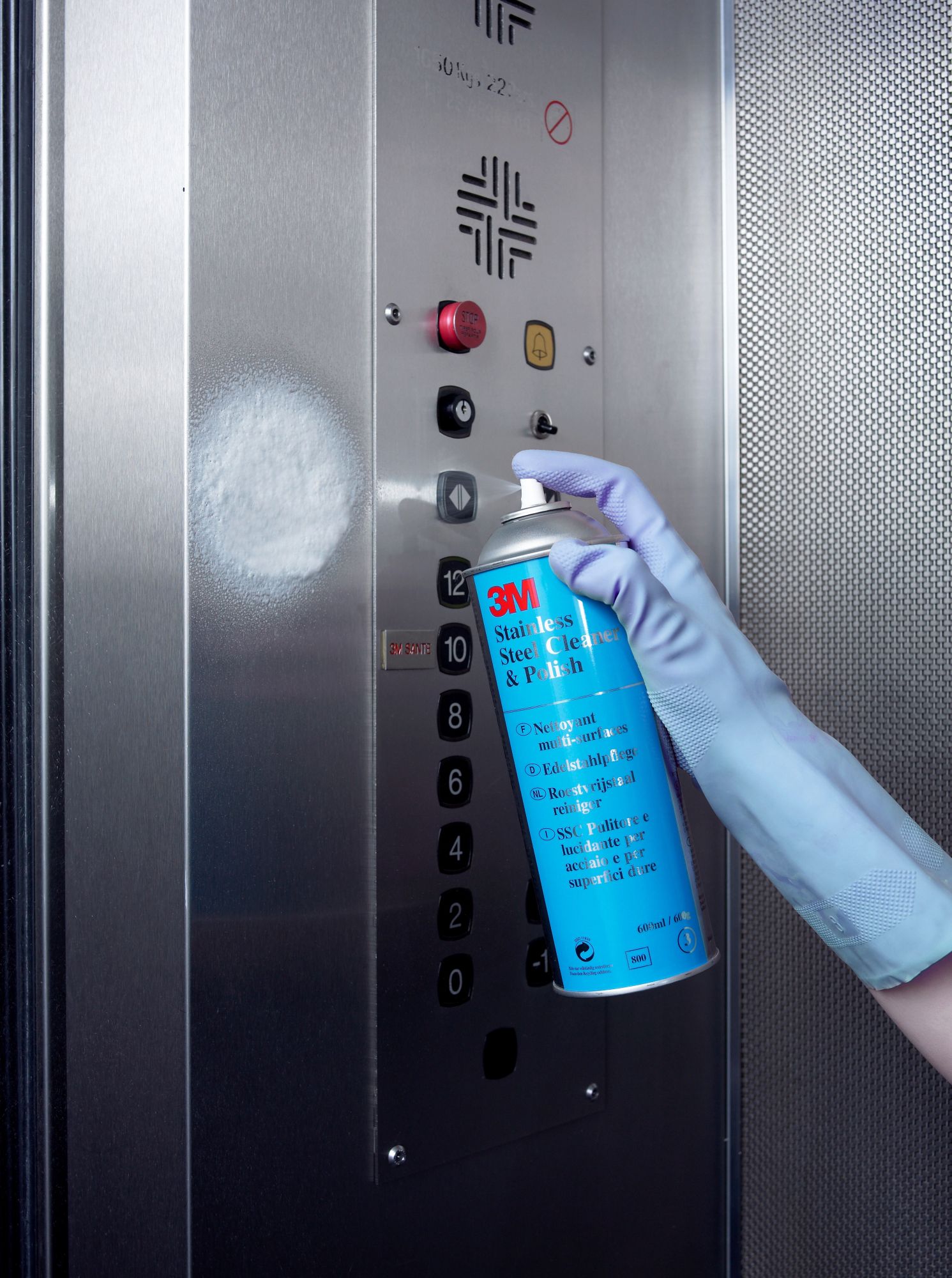 3M™ Limpiador de acero inoxidable  (600 ml, Caja de 12)