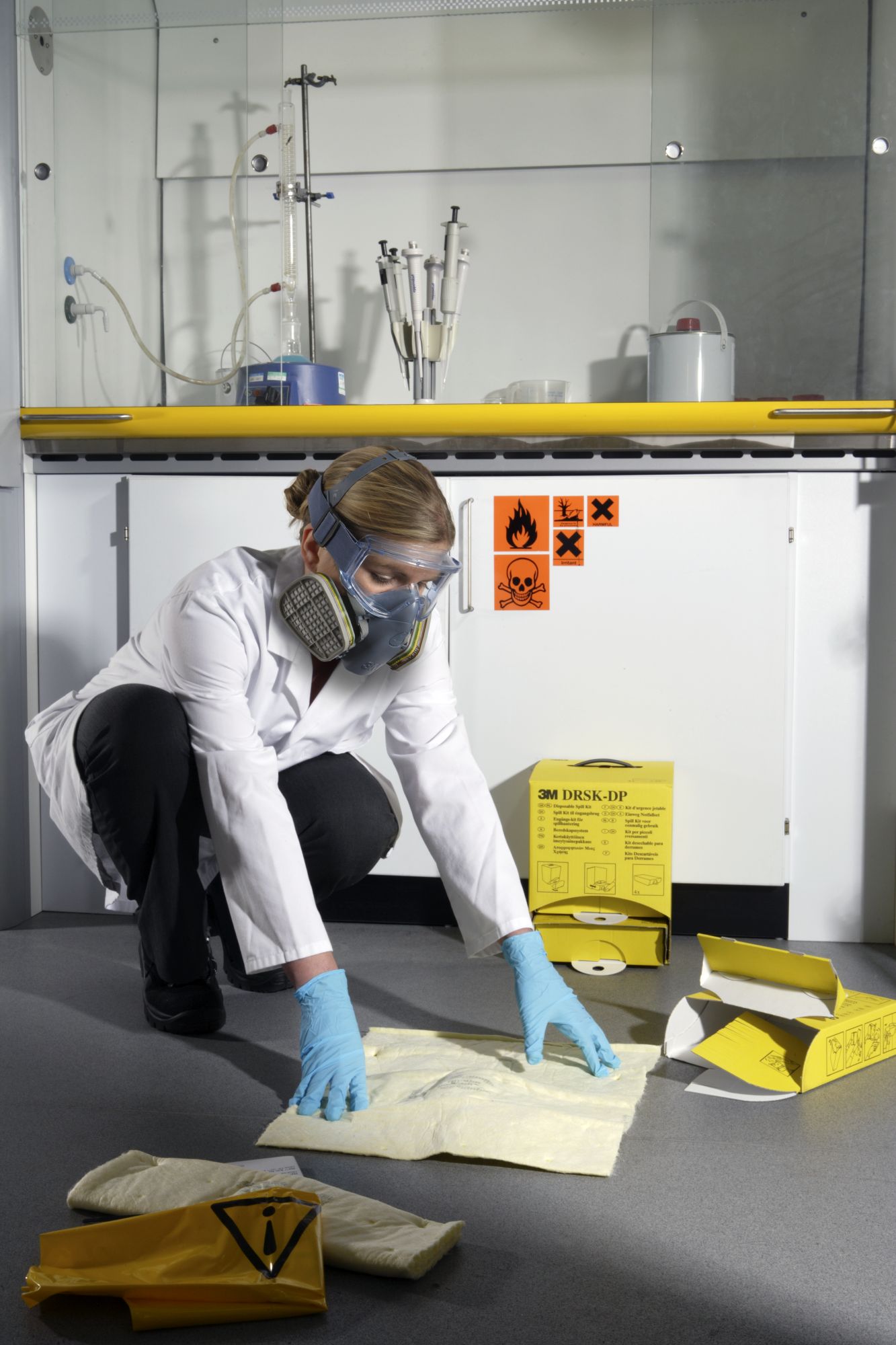 3M™ Kit Emergencia Químico DRSK-DP, 12/caja