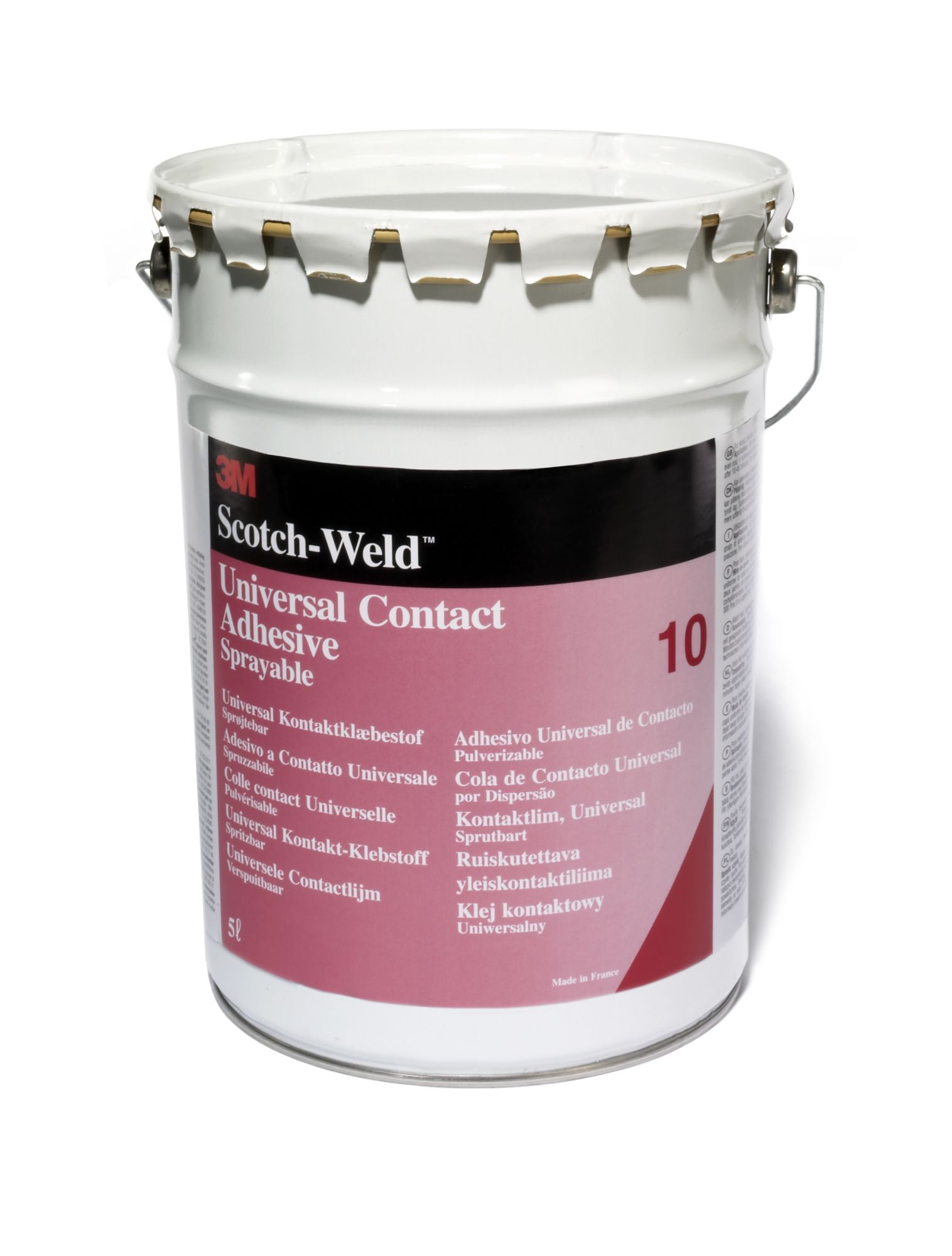 3M™ Adhesivo de contacto de neopreno 10, Amarillo, 5 l