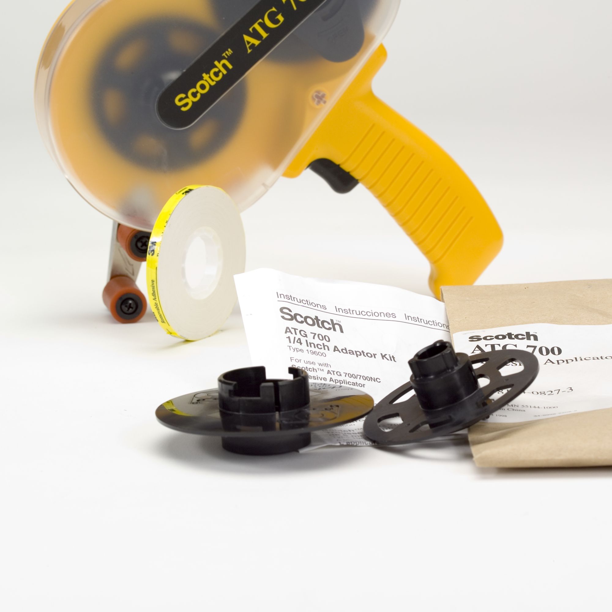 3M™ Cinta adhesiva transferidora 9605, Transparente, 19 mm x 50 m, 0.05 mm