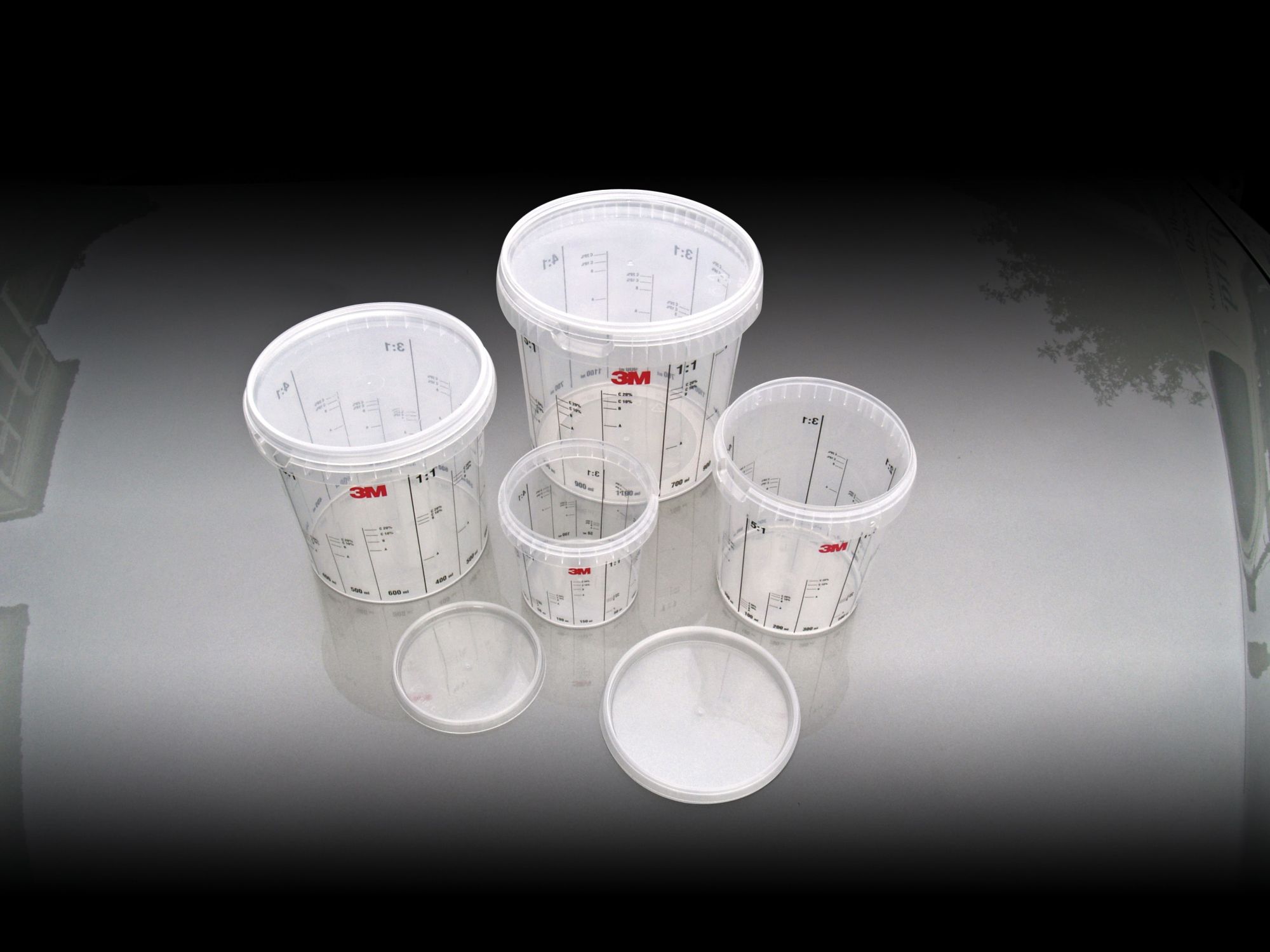 3M™ Tapa para vaso de mezcla, 870 ml, 50407