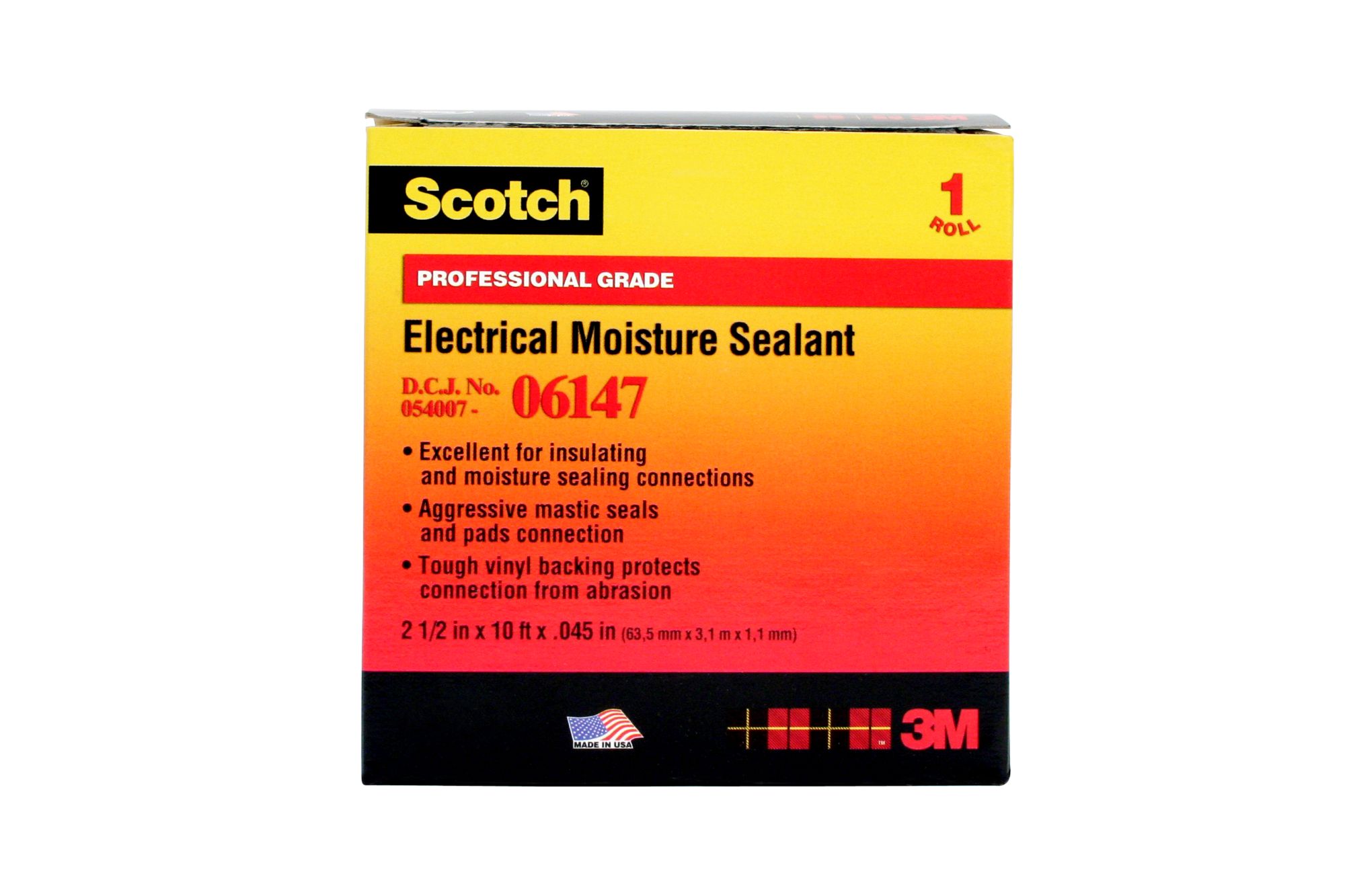 Scotch® 6147 - PVC con Sellador - 63,5mm x3m