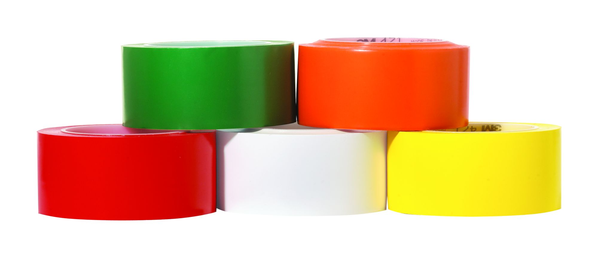 3M™ Cinta de Vinilo 471F, Amarillo, 50 mm x 33 m, 0.14 mm