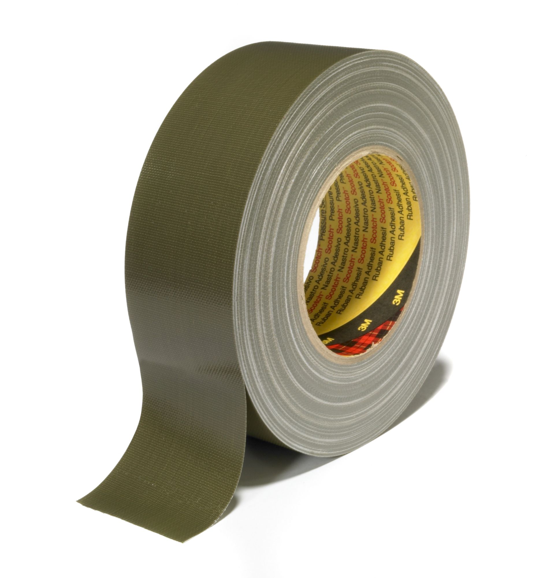 3M™ Cinta Americana de Resistencia Extra Fuerte Y389, Oliva, 50 mm x 50 m