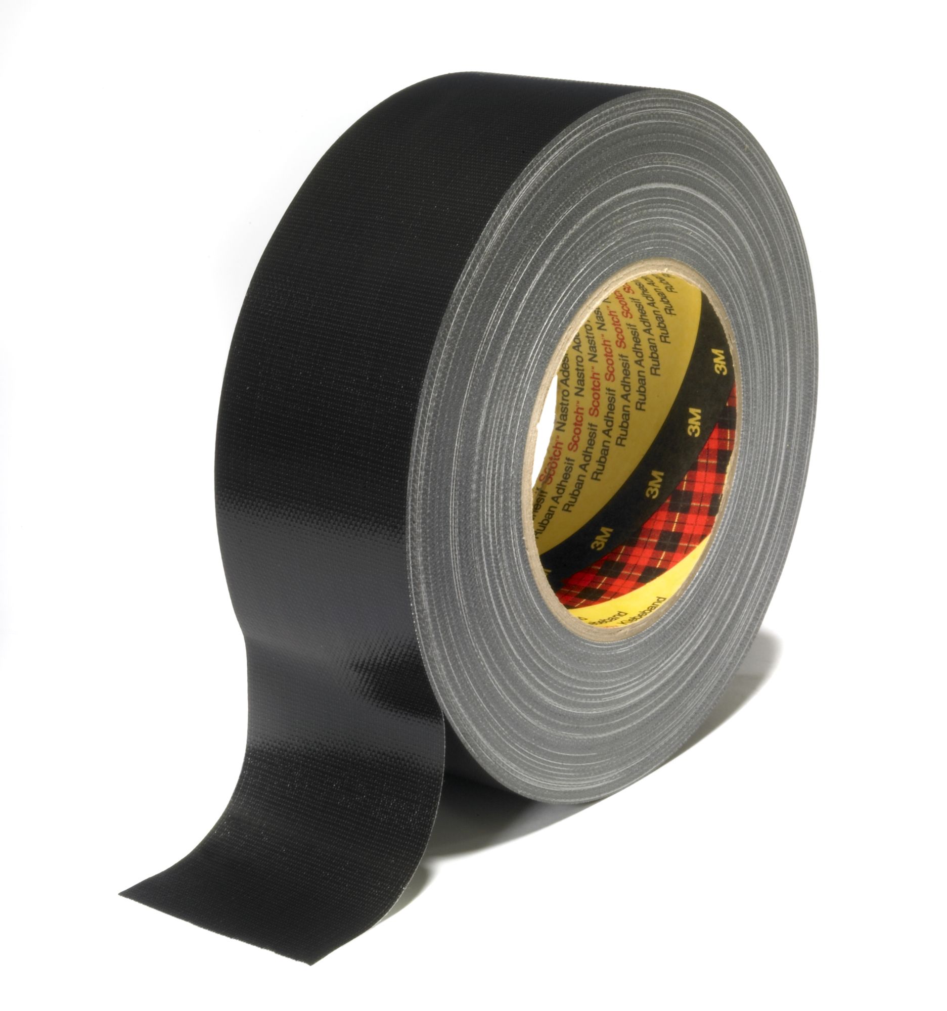3M™ Cinta Americana de Resistencia Extra Fuerte Y389, Negra, 25 mm x 50 m