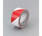 3M™ Cinta de Vinilo con Franjas de Seguridad 767, Rojo/Blanco, 50 mm x 33 m