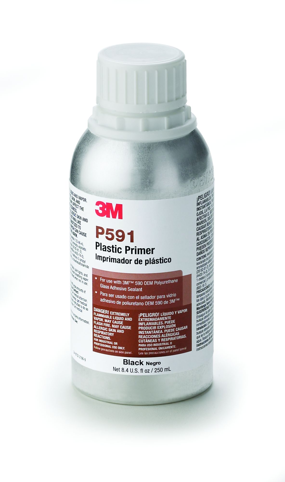 3M™ Imprimación multiusos P591, Negra, 250 ml