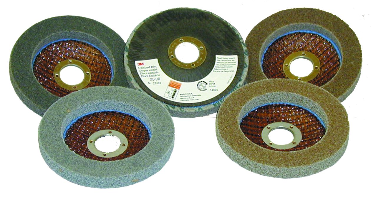 3M™ Scotch-Brite™ Disco Unitized CP-UD, 115 X 22MM, 7A Medio (5 discos/caja)