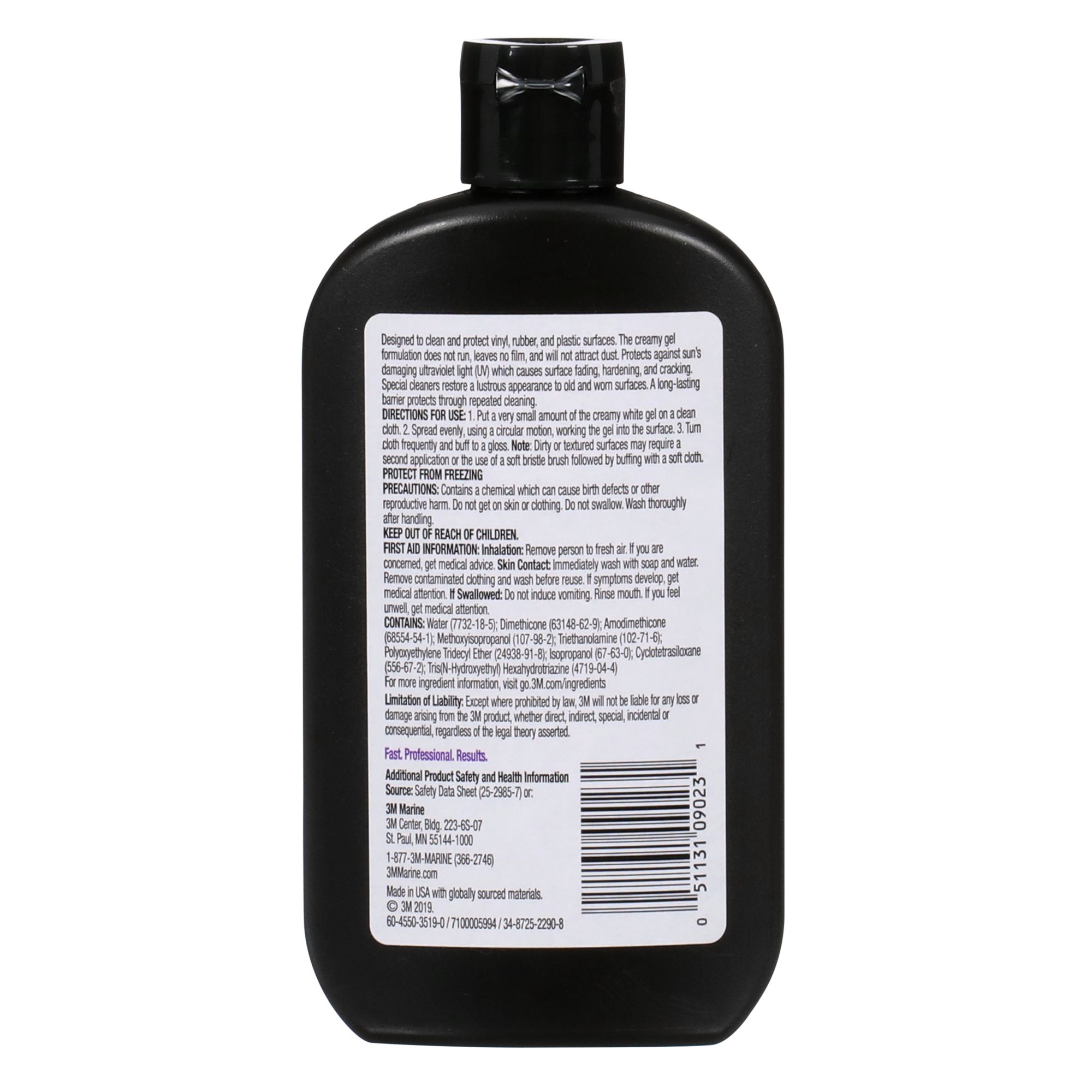Limpiador y restaurador para vinilos de barcos 3M™, 8 oz, 09023