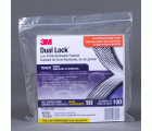 3M™ Dual Lock™ Sistemas de Unión Desmontable de bajo espesor TB4570, Transparente, 25 mm x 3 m, 1.7 mm