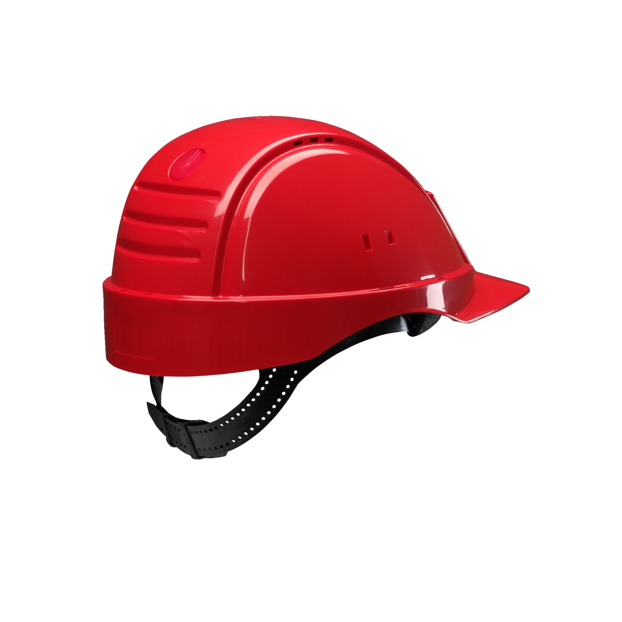 3M™ Casco de Seguridad, Uvicator, con pasador, ventilado y banda antisudor de plástico, rojo, G2000CUV-RD
