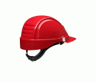 3M™ Casco de Seguridad, Uvicator, con pasador, ventilado y banda antisudor de plástico, rojo, G2000CUV-RD