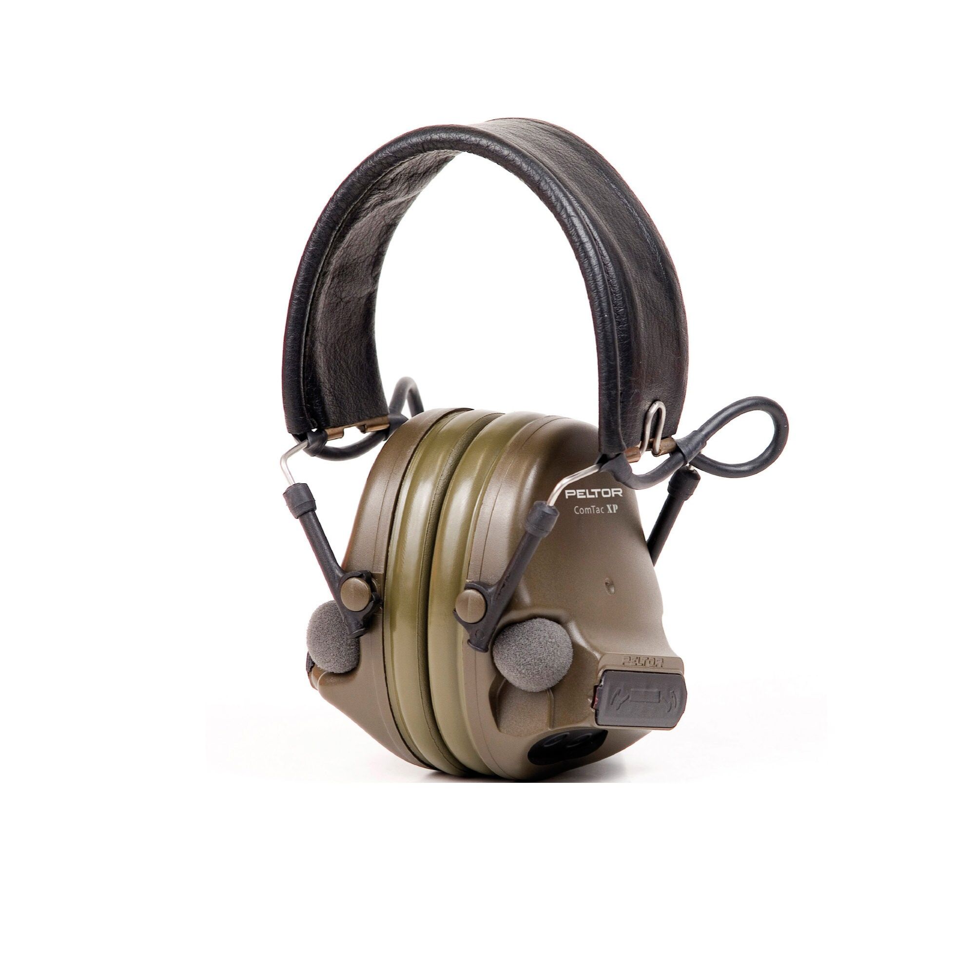 3M™ PELTOR™ ComTac™ XPI Orejeras, 28 dB, verdes, diadema, micrófono flexible, cableado OTAN, MT20H682FB-19B