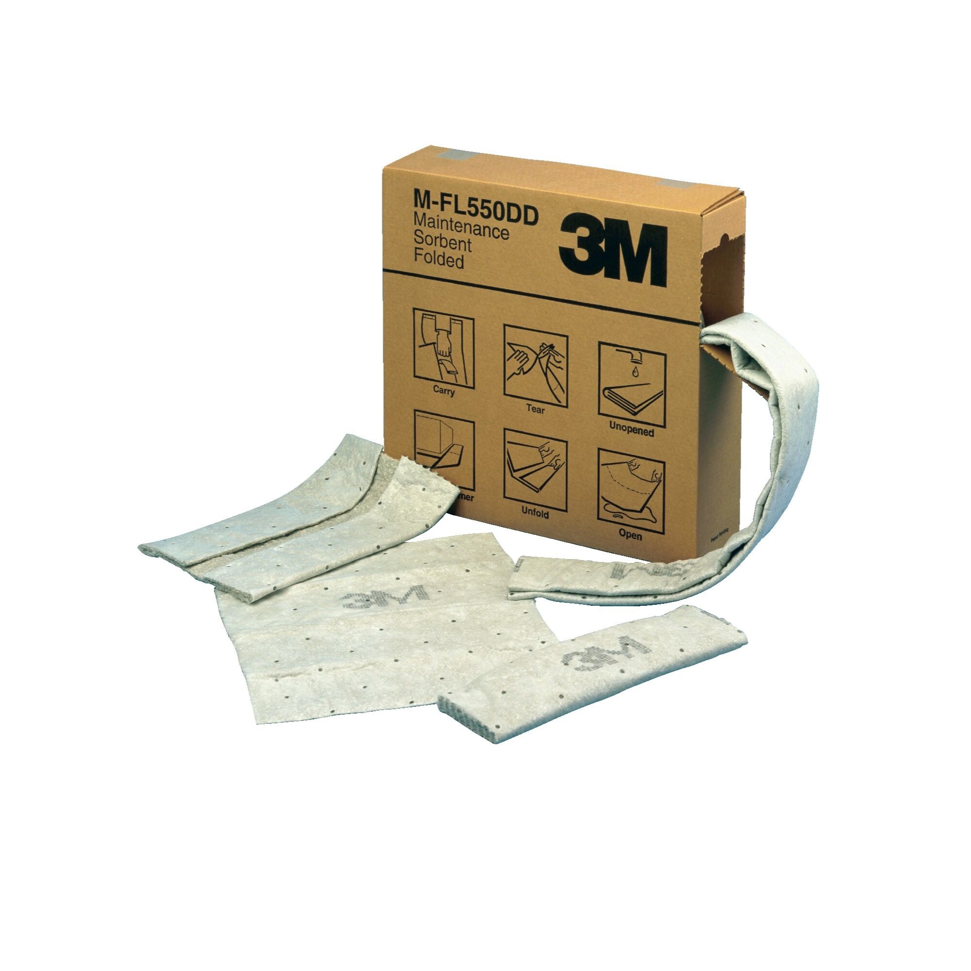 3M™ Absorbente de Mantenimiento Multiformato M-F2001, 120 mm x 15,2 m, 3/caja