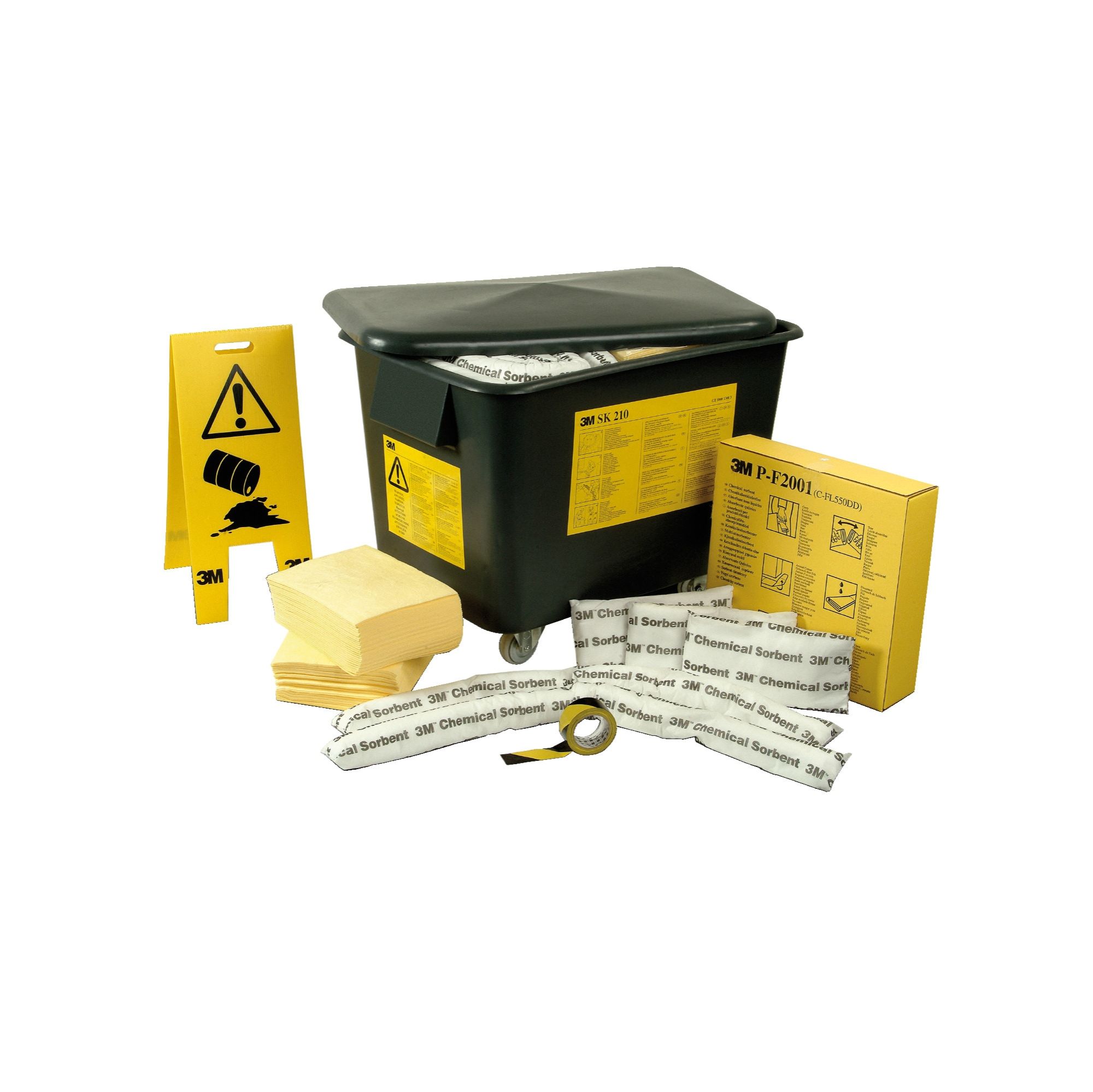 3M™ Kit emergencia químico SK 210 (640 mm x 1.04 m, Caja de 1)