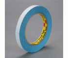 3M™ Cinta de Doble Cara repulpable para empalmes de papel prensa 913, Azul, 25 mm x 50 m, 0.08 mm