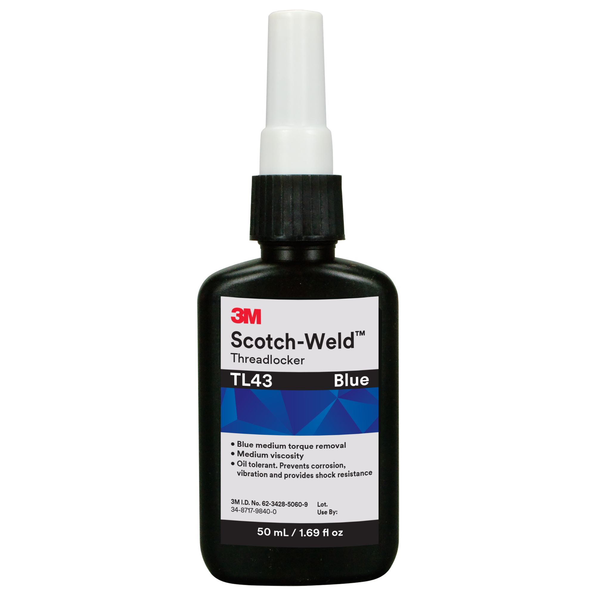 3M™ Scotch-Weld™ Fijador de roscas TL43, Azul, 50 ml