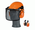 3M™ PELTOR™ H31P3E 300 Orejeras, 28 dB, naranja, montadas en casco